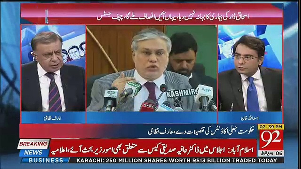 Ishaq Dar's Issue Is So Complicated,It's Very Difficult To Bring Him Back-Arif Nizami
