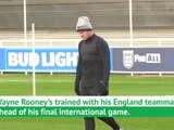 Rooney trains with England ahead of final game