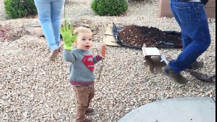Funny Babies in Parents  Clothes - Funny Fails Baby Video
