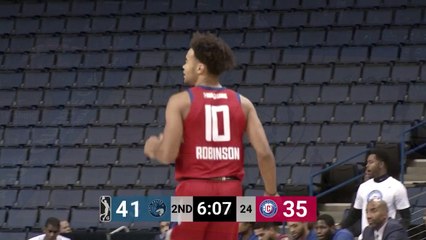 Clippers assignee Jerome Robinson drops 35 points vs. Wolves