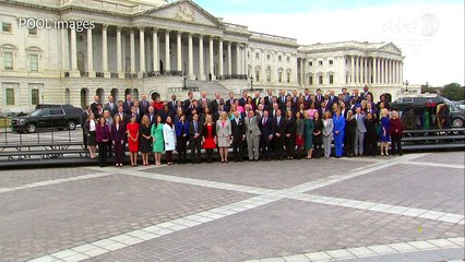 Newly-elected US House members pose for photo