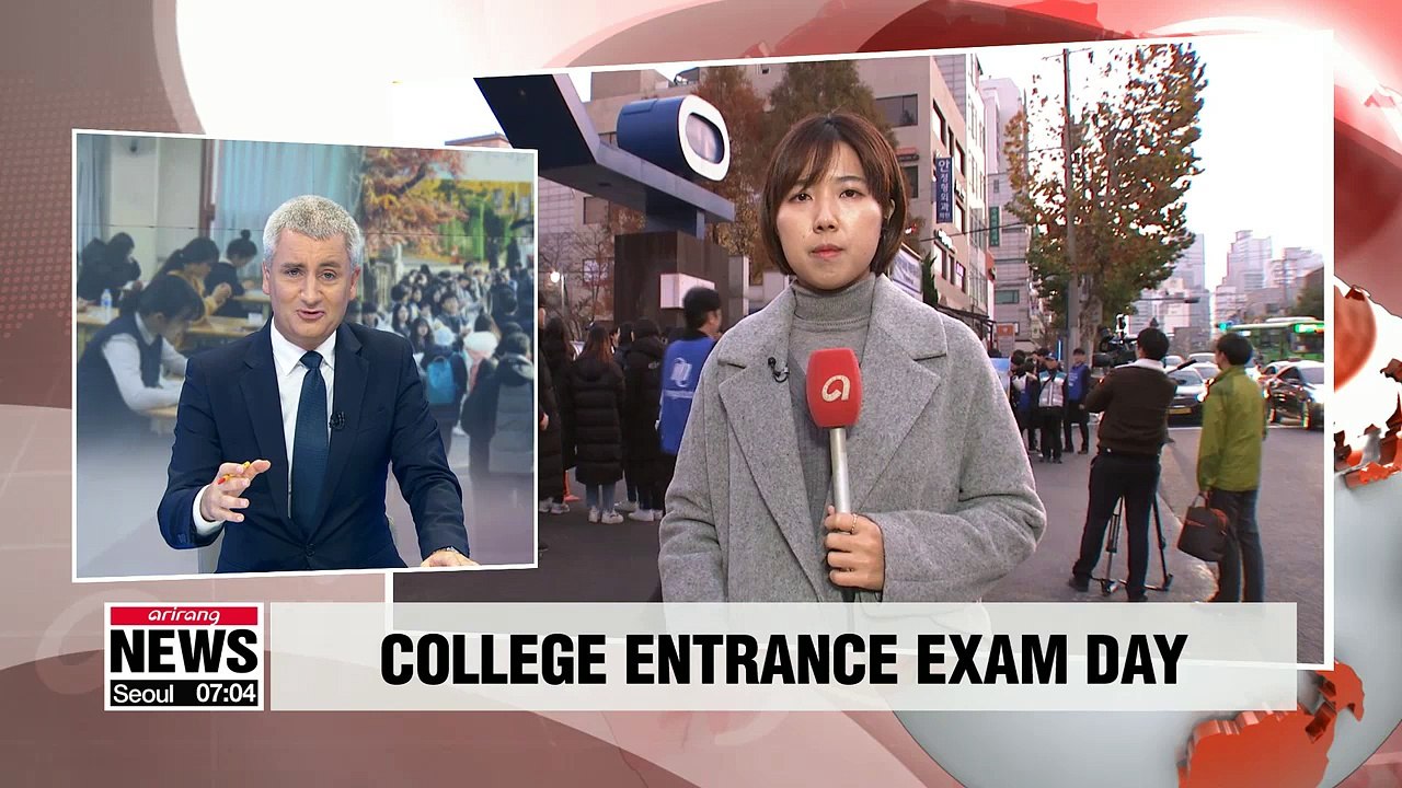 Nearly 600,000 students in South Korea take 2018 college entrance exam