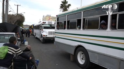 وصول طلائع المهاجرين من أميركا الوسطى الى الحدود مع الولايات المتحدة