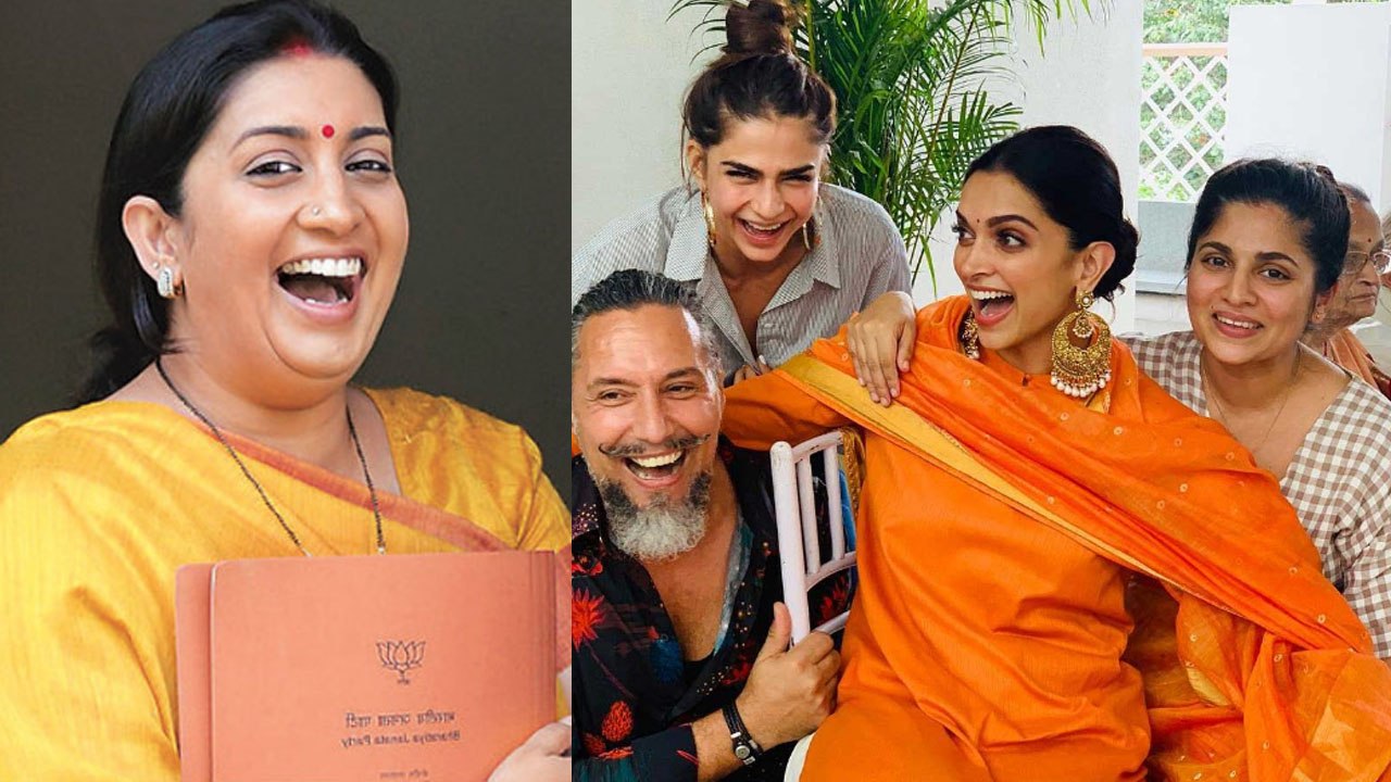Deepika - Ranveer Wedding: Smriti Irani reacts on DeepVeer Wedding