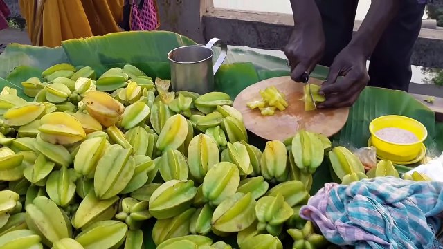 Spicy Street Food | Roadside Spices food ,STAR FRUIT WITH SPICES