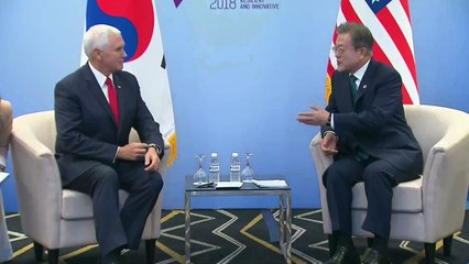 문 대통령, 펜스 美 부통령 회담..."2차 북미회담 통해 평화 진전" / YTN