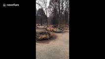 Footage shows houses leveled in aftermath of devastating Camp Fire