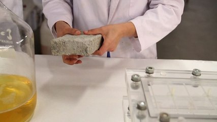 Waste not: South Africa makes world's first human urine brick