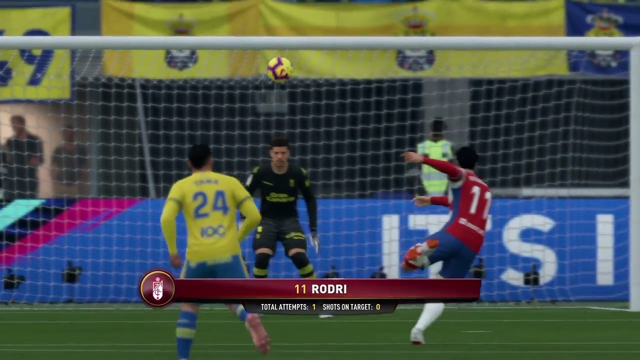 Spanish Segunda Division - Granada CF @ UD Las Palmas - FIFA 19 Simulation Full Game 16/11/18