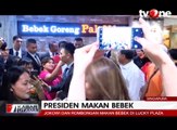 Sambil Makan Bebek, Jokowi Temui WNI di Singapura