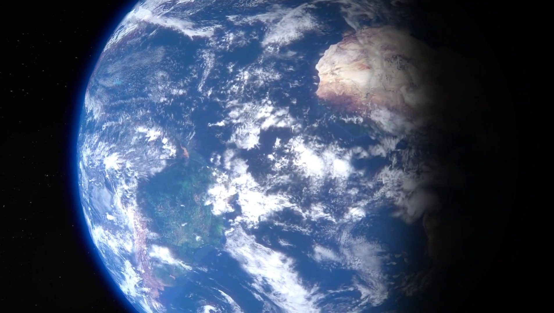 Earth  r otation in 8k ultra HD _space view Earth _ in 4k
