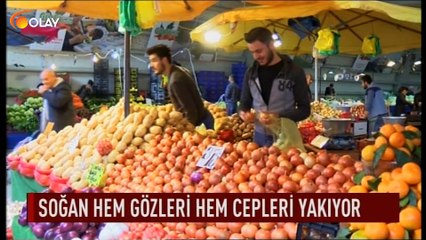 Soğan hem gözleri hem cepleri yakıyor