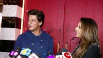 King of Romance Shahrukh Khan with Wife Gauri Khan visit a Newly Designed Restaurant by GAURI KHAN