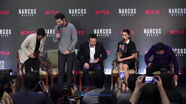 Alia Bhatt, Michael Diego Luna and Shakun Batra at Panel Discussion of Narcos Mexico