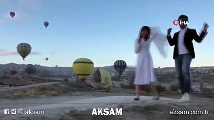 Çinli turistler Erik Dalı oynayarak ısındı