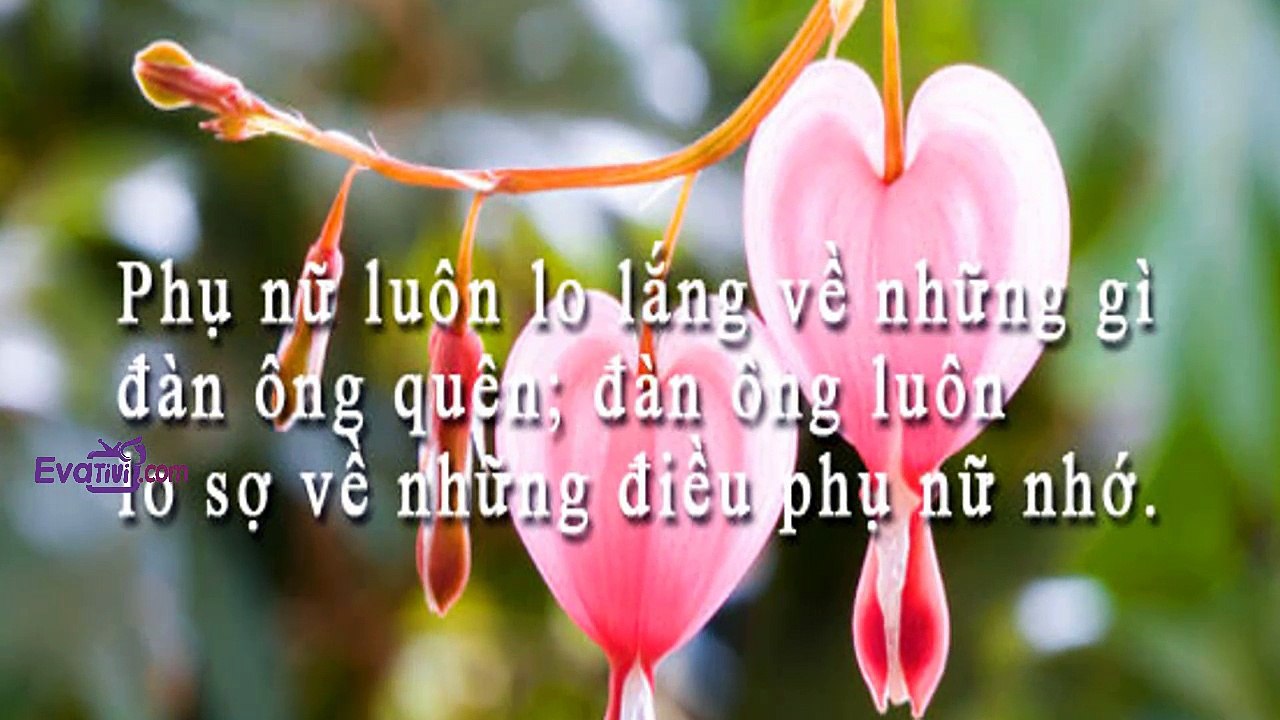 1. Tình yêu - cuộc sống:  chăm ngôn về phụ nữ và đàn ông