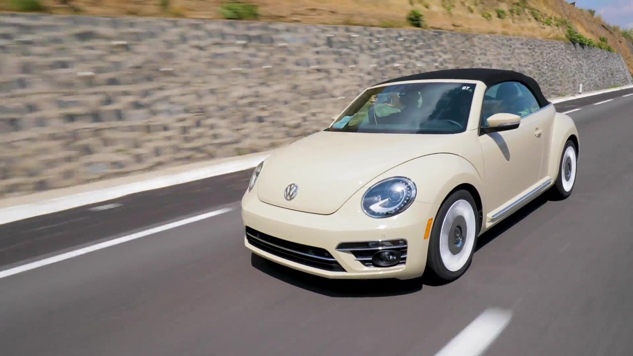 Der Volkswagen Beetle Cabriolet - Achtung - scharfe Kurven