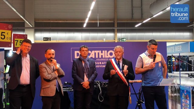 VILLENEUVE LES BEZIERS - Inauguration sportive du nouveau DECATHLON
