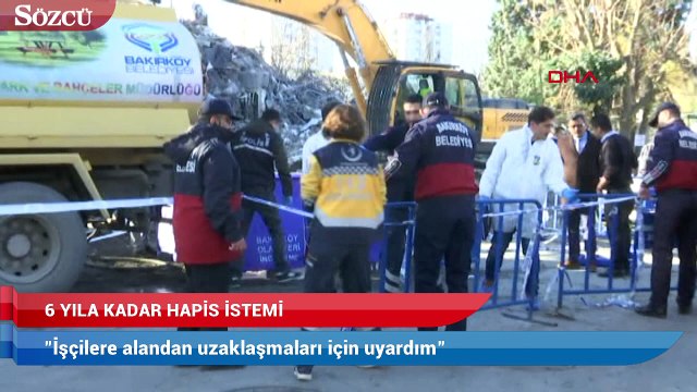 Bakırköy’de işçi ölümüne 6 yıla kadar hapis istemi