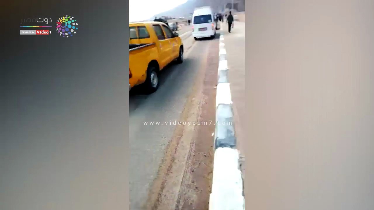 إغلاق طريق "طابا- نويبع" بسبب السيول