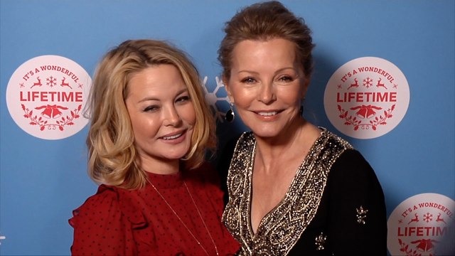 Jordan Ladd and Cheryl Ladd It's a Wonderful Lifetime Event Red Carpet