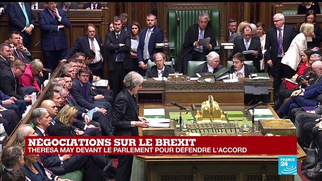 REPLAY - Theresa May s'exprime devant la parlement pour défendre l'accord sur le Brexit