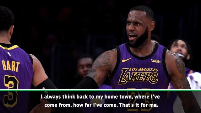 LeBron honoured to surpass Lakers legend Chamberlain
