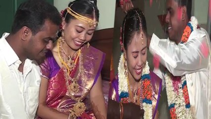 இந்தோனேஷியா பெண்ணை திருமணம் செய்த காரைக்குடி இளைஞர்- வீடியோ