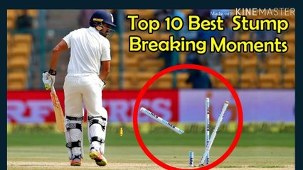 Top 10  Best Destructive Bowling in Cricket | Stumps Broken
