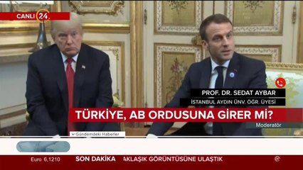 Türkiye, AB ordusuna girer mi?
