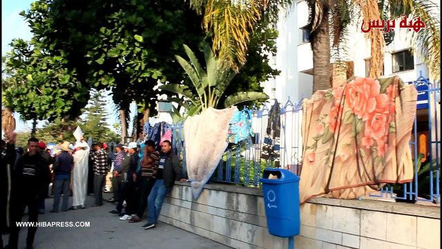 اعتصام مايفوق الف صاحب قوارب لازيد من شهر و نصف امام وزارة الصيد البحري