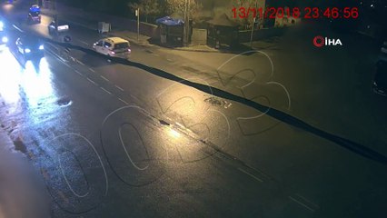 Dirft yaparken mobese kamerasına yakalandılar