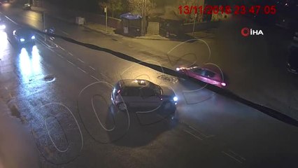 Dirft Yaparken Mobese Kamerasına Yakalandılar