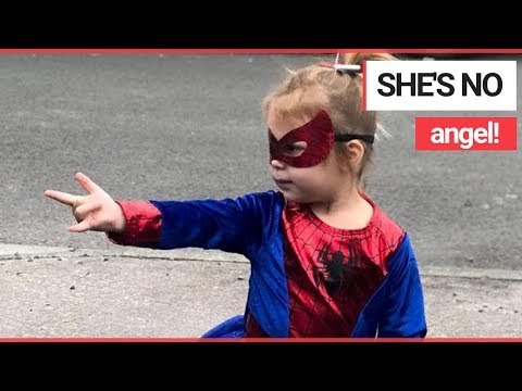 Toddler CRIES when Cast as an Angel in Nativity Play - When She Wanted to be SPIDERMAN | SWNS TV