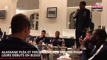 Alassane Pléa et Ferland Mendy bizutés pour leurs débuts en Bleus (vidéo)