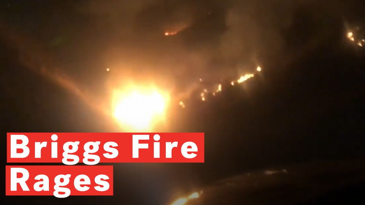 Briggs Fire Breaks Out In Santa Paula, California