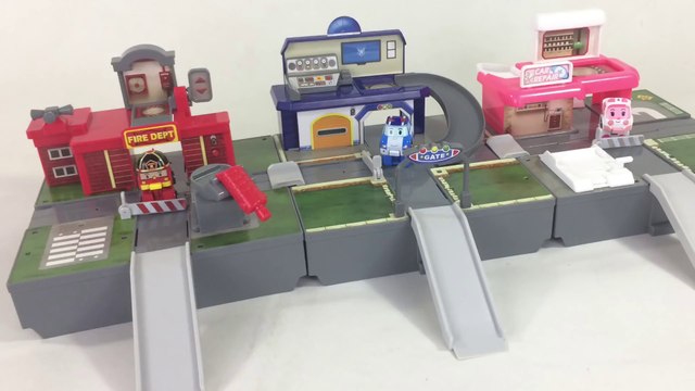 3 in 1 Robocar Poli Mini Pocket Playsets Bump and Transform Poli Roy Amber 로보카 폴리 || Keith's Toy Box