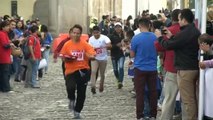 Tienen que correr y demostrar equilibrio en un trazado muy complicado