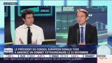 Les tendances sur les marchés: Theresa May et la livre sterling sont dans la tourmente après l'adoption du projet d'accord sur le Brexit - 15/11