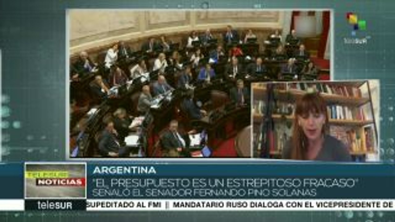 Entre críticas de opositores senado argentino aprueba presupuesto 2019