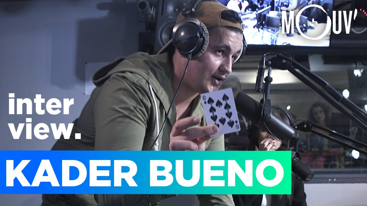 KADER BUENO tente un tour de magie pour la première fois de sa vie