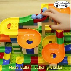 Ball Maze Run 52 Piece Building Block Set Racer