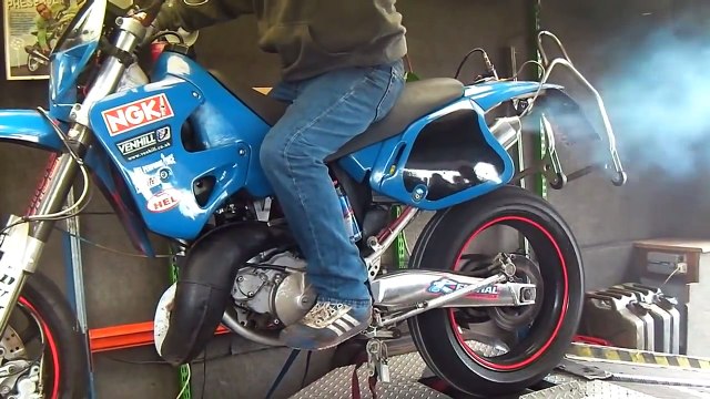 Aprilia RX125 Dyno Run supermoto polini 154 rs 125 rotax 122 ( 720 X 1280 )