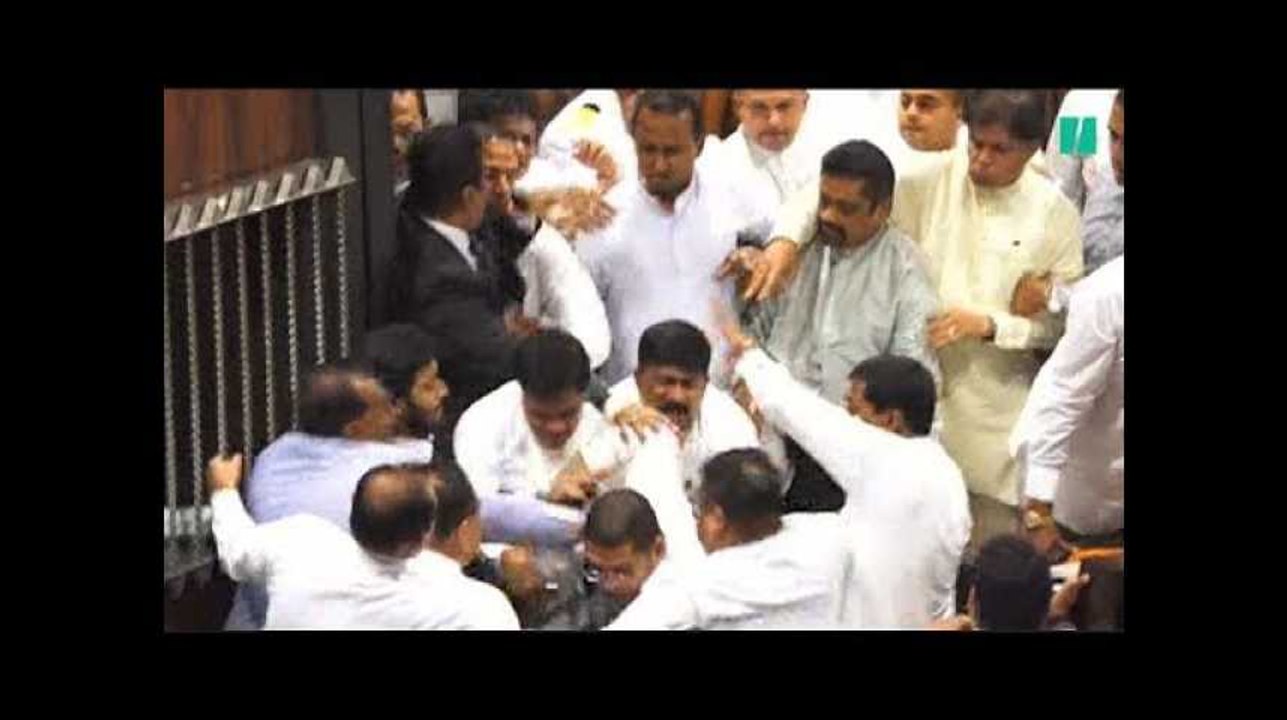 Bagarre générale au parlement du Sri Lanka