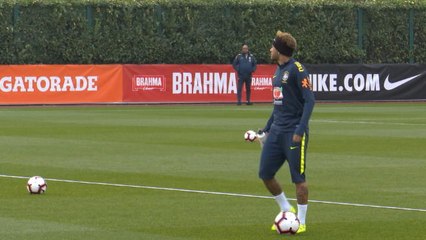 Brésil - Neymar à l'entraînement ? Peut mieux faire...