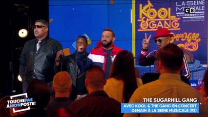 Cyril Hanouna fan du groupe The Sugarhill Gang