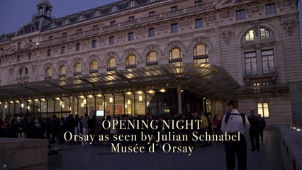 Musee d'Orsay Hosts Julian Schnabel And His Movie Efforts