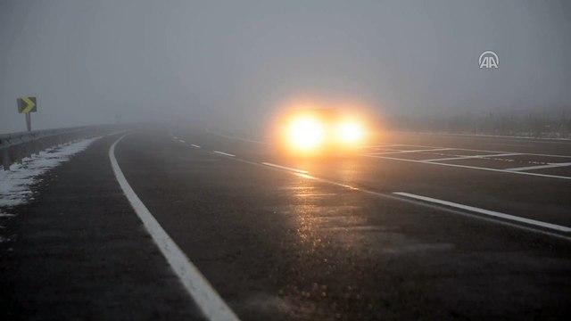 Ardahan-Kars karayolu olumsuz hava etkili oluyor - ARDAHAN