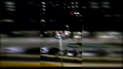 Silahlı Saldırı Sonrası Yaşanan Panik Kamerada.