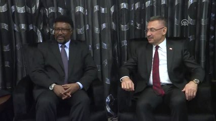 Cumhurbaşkanı Yardımcısı Oktay, Somali Meclis Başkanı Şeyh Abdurrahman'ı Kabul Etti - Lefkoşa